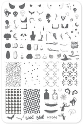 BOO-tiful (CjSH-47) - Clear Jelly Stamping Plate